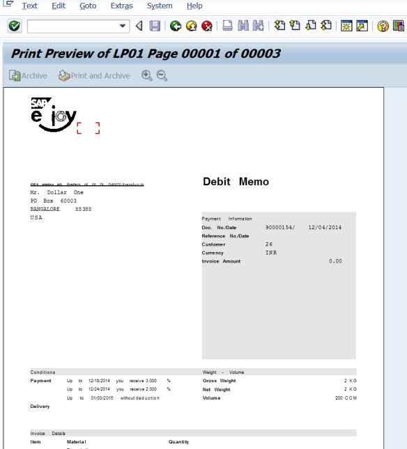 Creating a new Billing output type and assigning it to the output ...