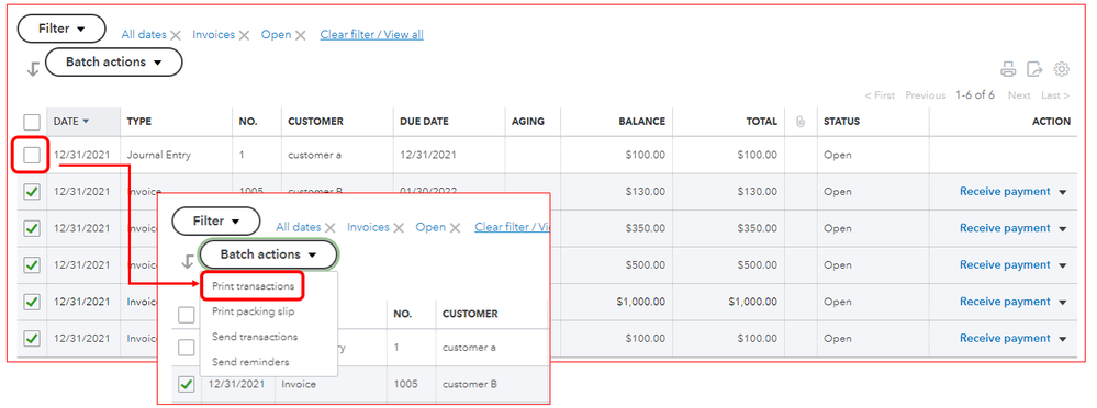 print invoice quickbooks 2016