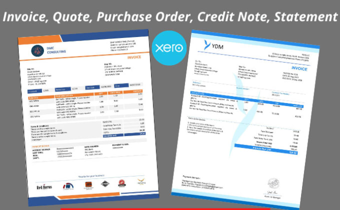 Design xero branding theme custom invoice template by Dilbarmasih8 ...