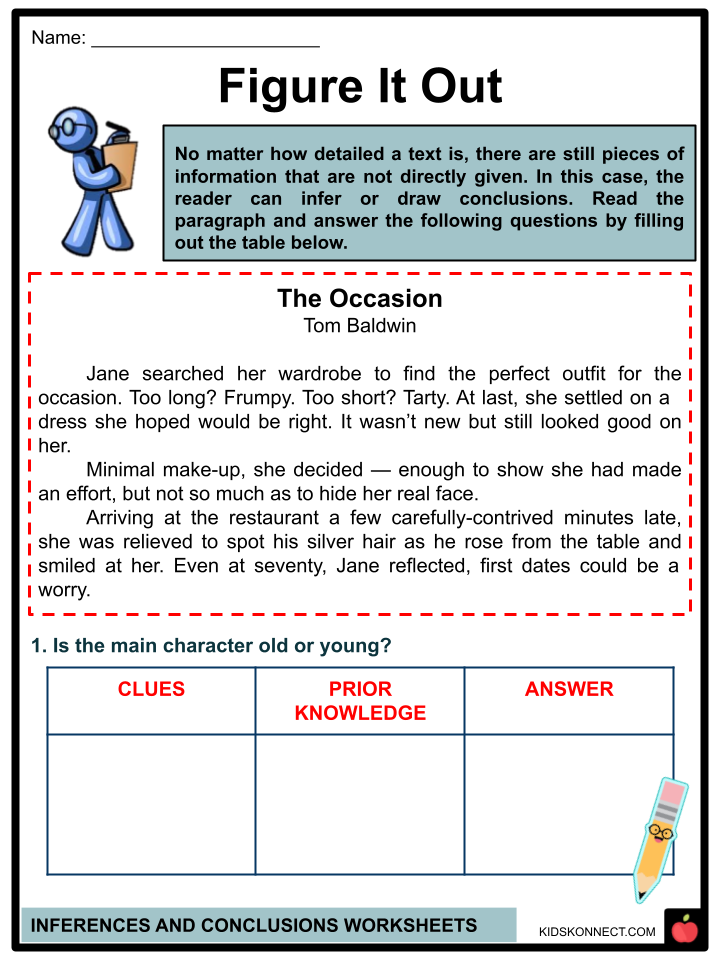 print kindergarten inferencing worksheet