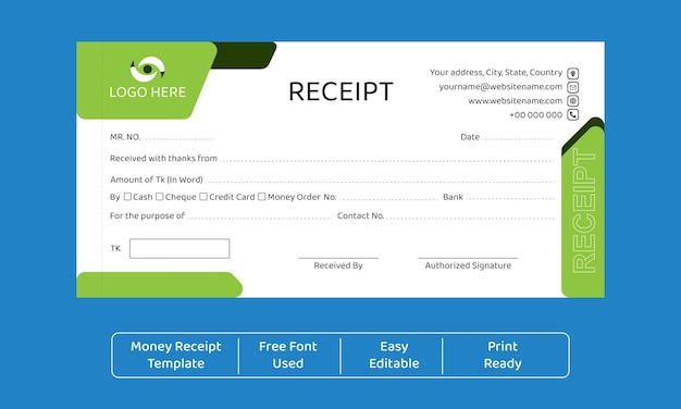 print money receipt