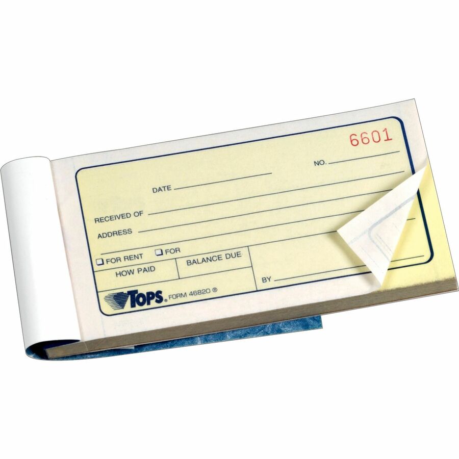 TOPS Carbonless Money Receipt Books - 2 PartCarbonless Copy - 2.75 ...
