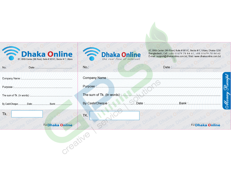 print money receipt
