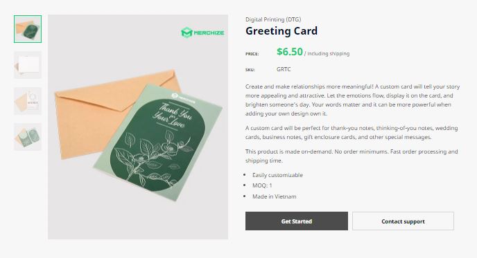 print on demand greeting cards uk
