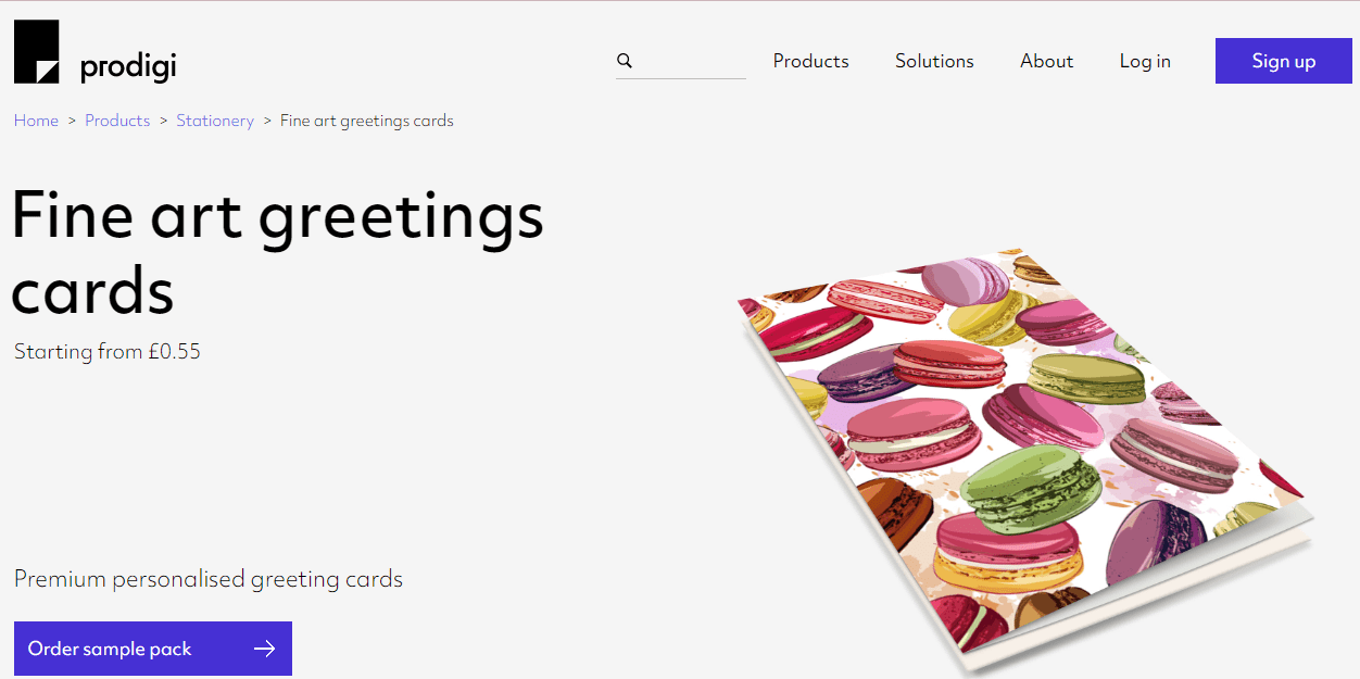 print on demand greeting cards uk