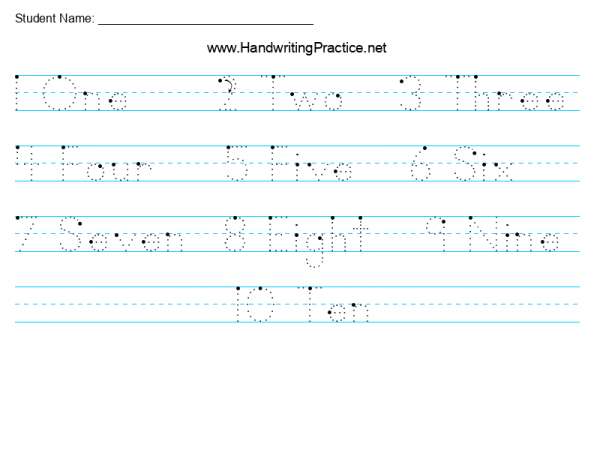 Print Handwriting Worksheets - HandwritingPractice.net