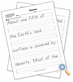 Print Handwriting Practice - WorksheetWorks.com