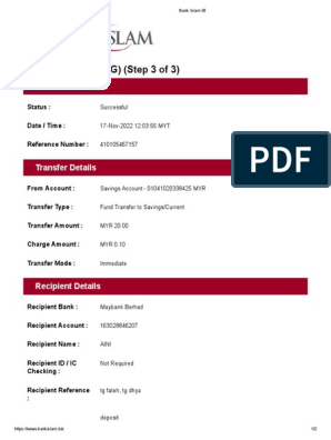 Deposit Kem Bi | PDF