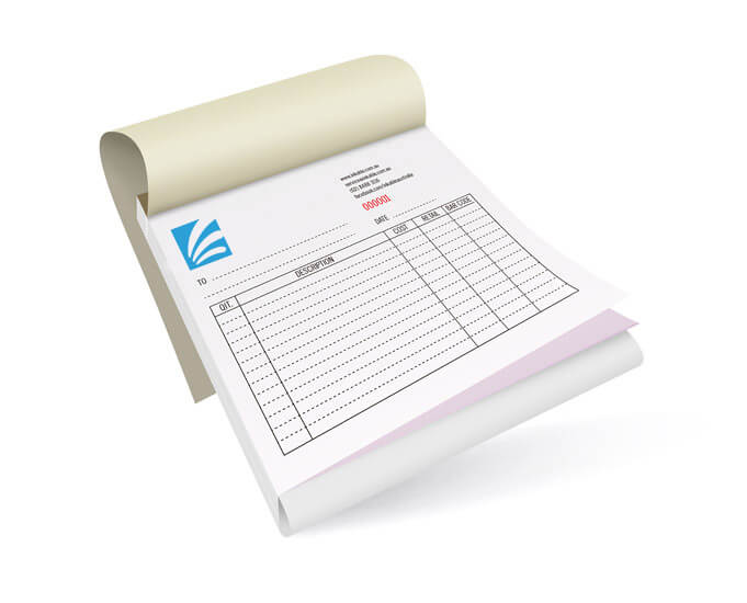 Carbon Invoice &  Receipt Book Printing | NCR Book Printing