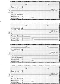 Receipt Books, Stock Receipt Books, Custom Receipt Book - Print Forms