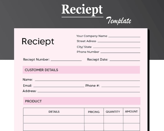Receipt Template Receipts Business Receipt Invoice Receipt Receipt ...