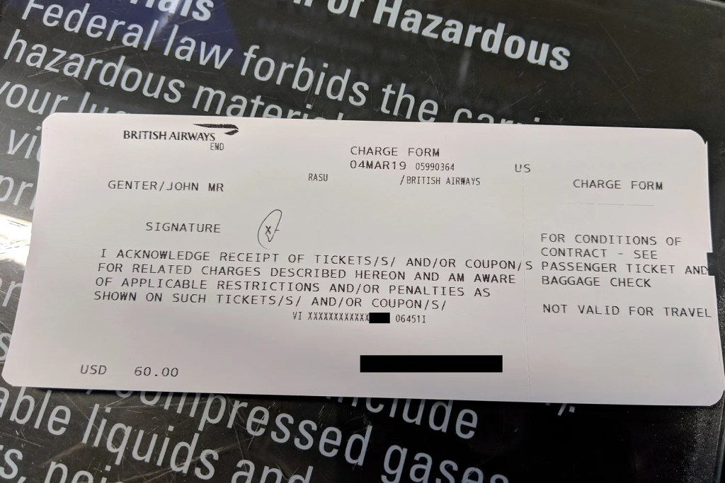 print receipt british airways
