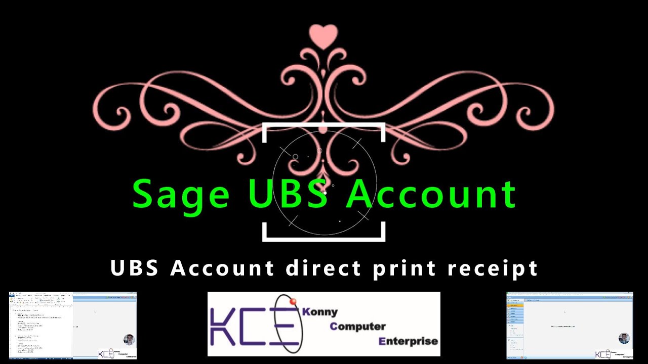 On account direct print official receipt