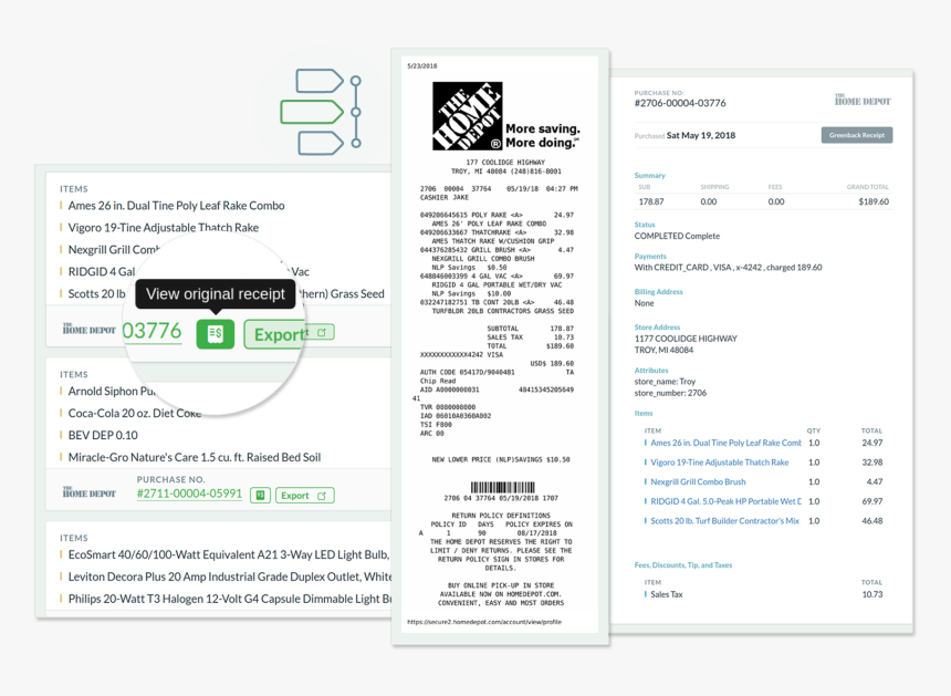 Home Depot Receipts - Home Depot Receipt 2019, HD Png Download ...