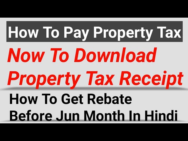 print receipt of mcd property tax