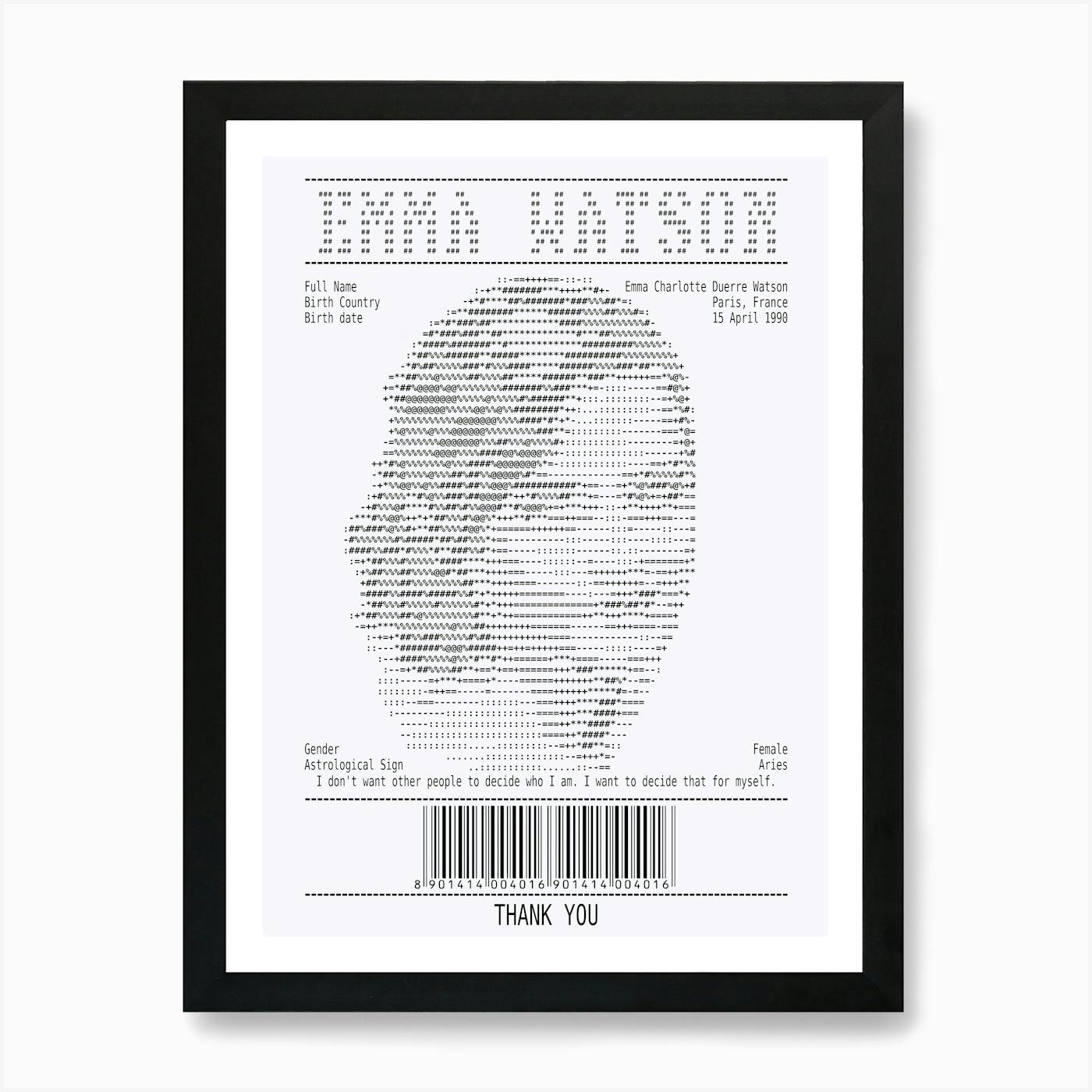 Receipt Art John Lennon 1 Art Print by DOA Project - Fy