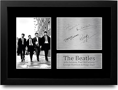 HWC Trading The Beatles A4 Unframed Signed Printed Autographs ...
