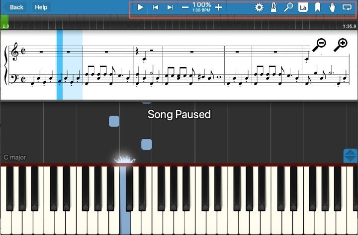 print sheet music synthesia
