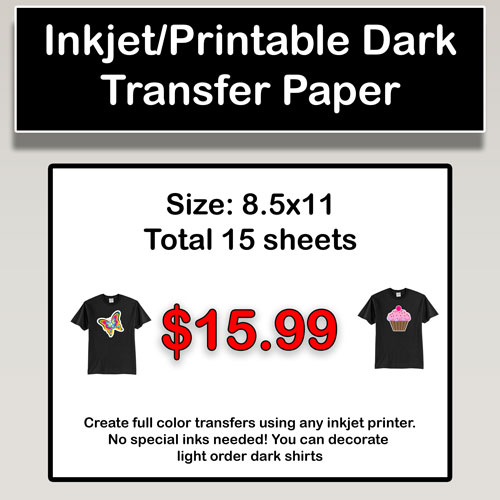 Amazon.com : MR.R 8.5x11 Inkjet and Laser Compatible Printable ...