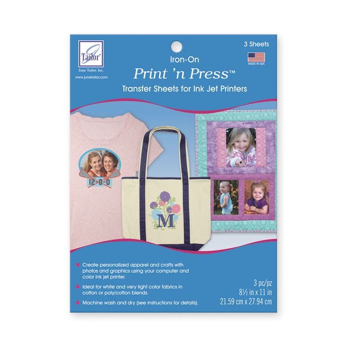 Print ‘n Press™ IronOn Transfer Paper for Ink Jet Printers Worksheets Library