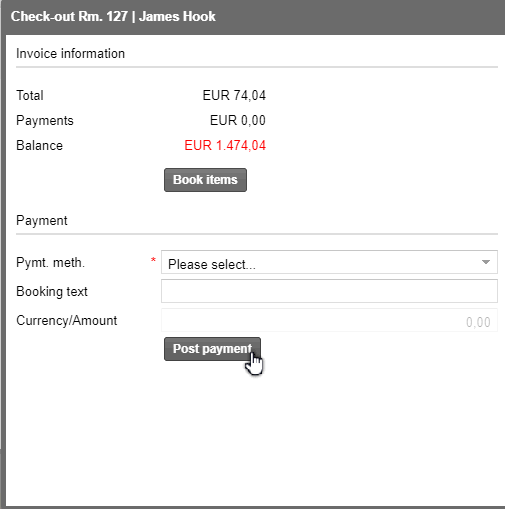 Close invoices
