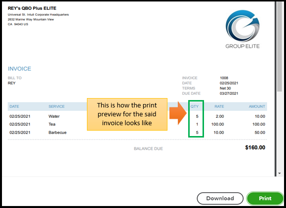 Solved: Is it possible to print invoices without items with zero ...