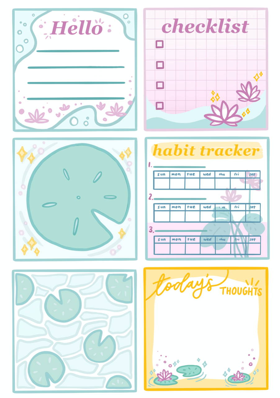 Free Memo Sheet Printable ? - NotebookTherapy
