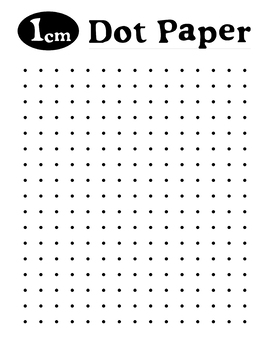 printable 1 cm dot paper