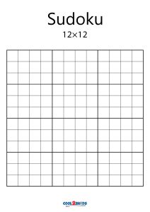 printable 12x12 sudoku