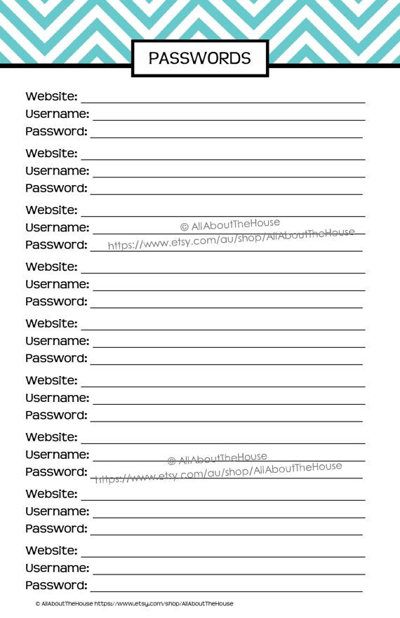 Printable Planner Daily Planner Weekly Planner Calendar Diary PDF ...