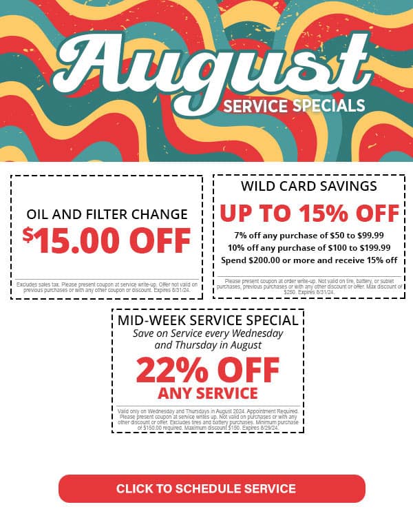 Auto Service Specials | Victory Toyota of Brook Park near Parma