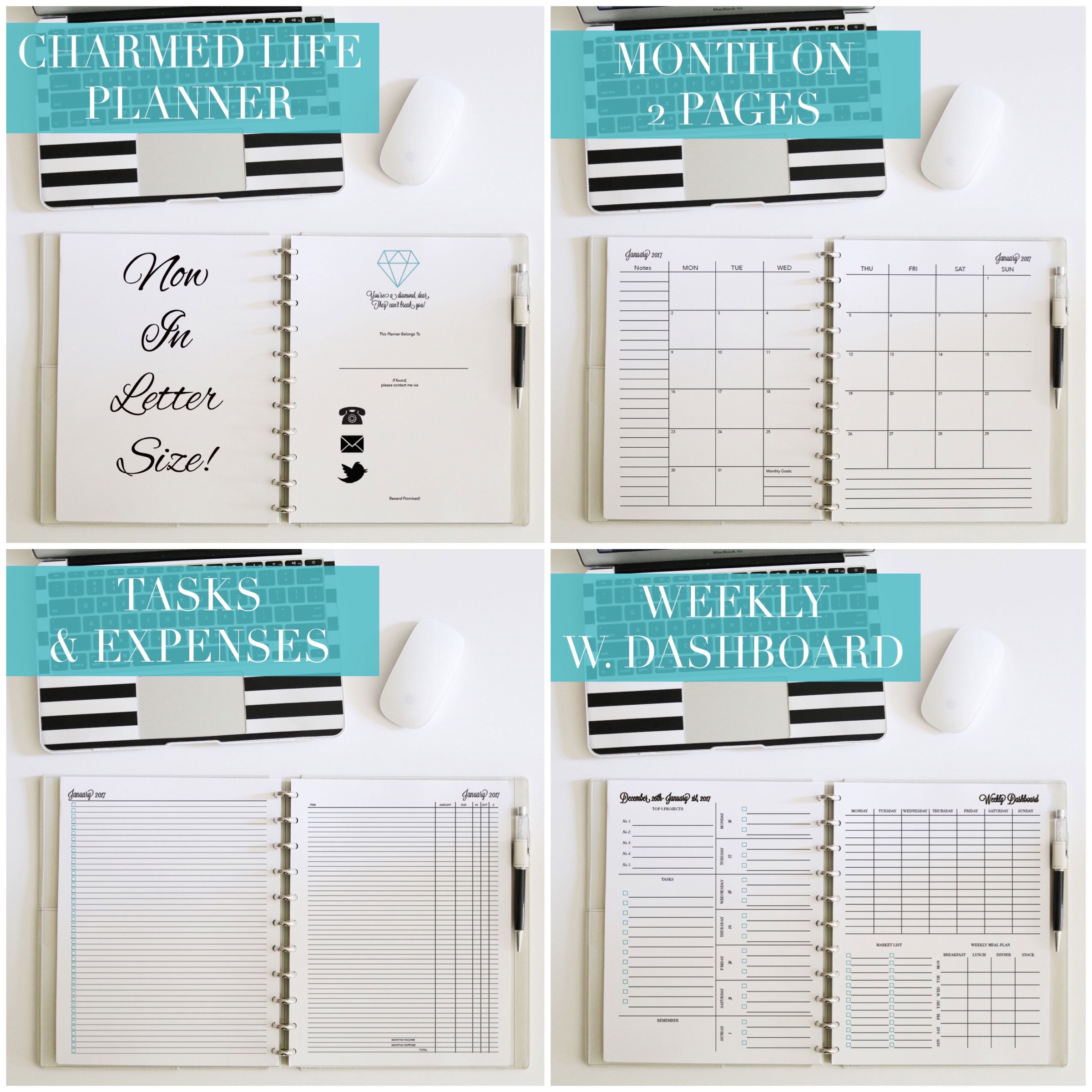 2018 CHARMED LIFE PRINTABLE PLANNER {A4/LETTER SIZE}