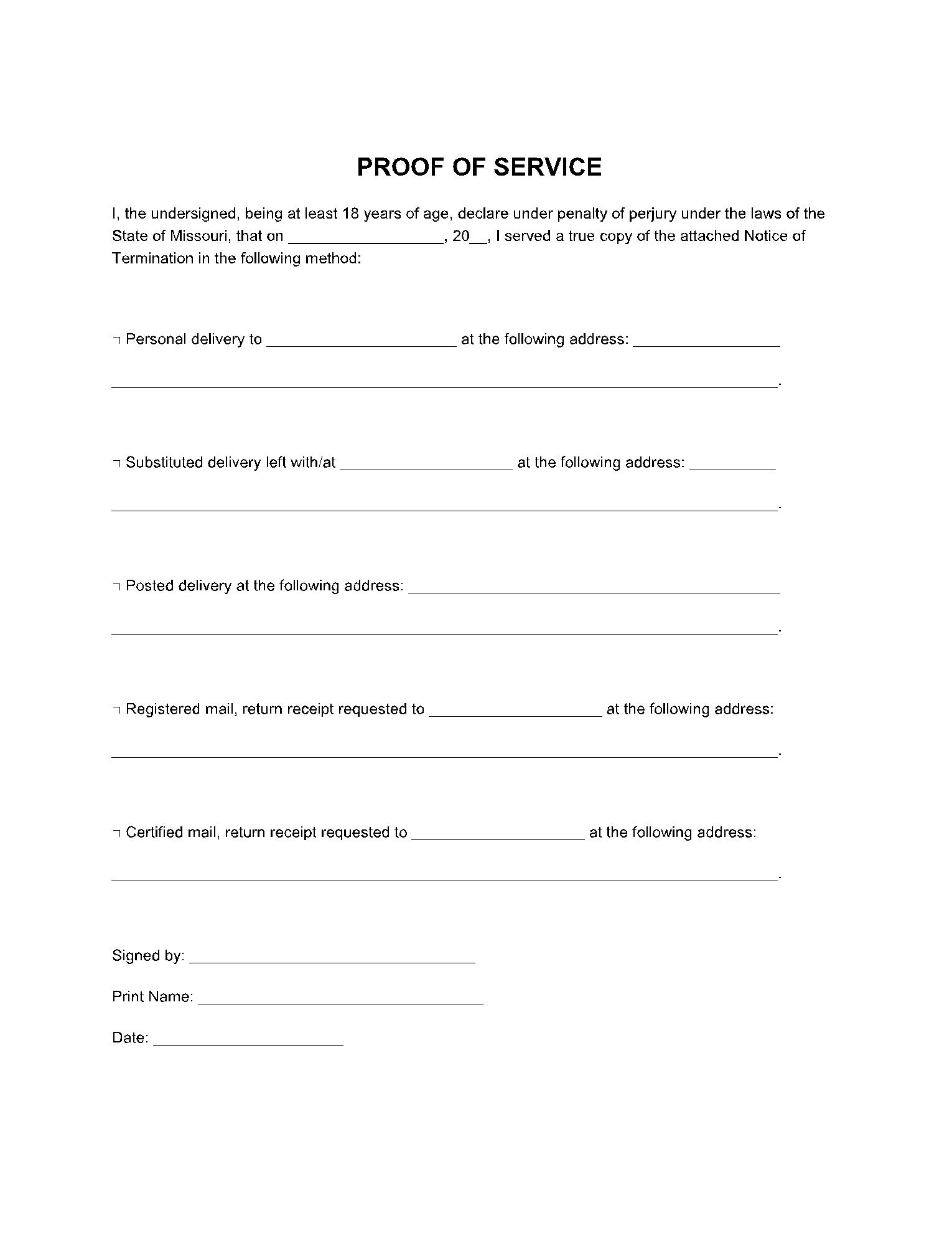 Florida Eviction Notice Form (100% Free) | CocoSign