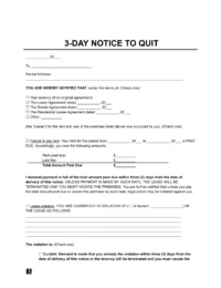 printable 3 day eviction notice florida