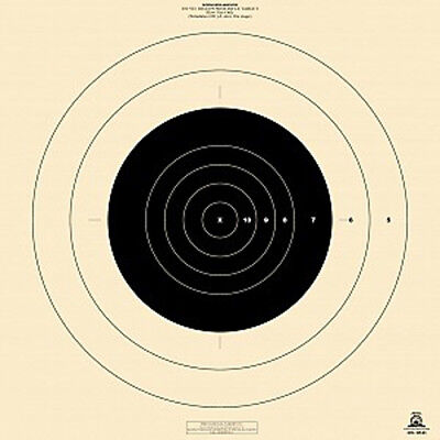 25 Meter Zero Sight-In Target - 25 Pack - Freedom Gun Targets