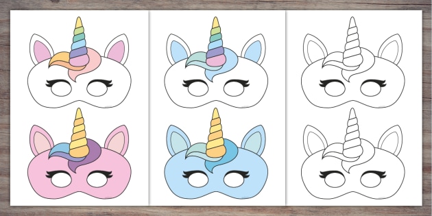 printable 3d unicorn mask