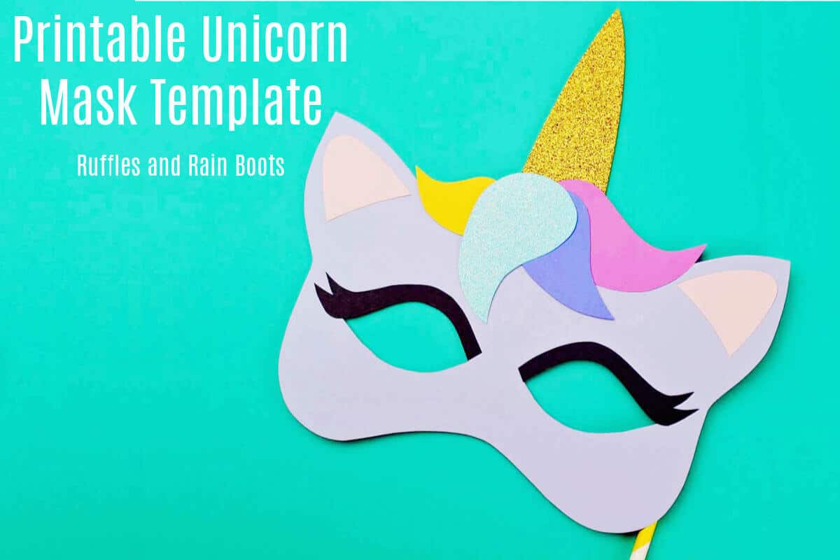 printable 3d unicorn mask