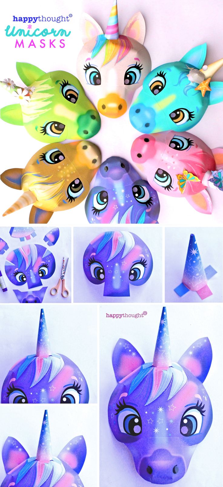 printable 3d unicorn mask