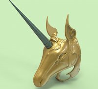printable 3d unicorn mask