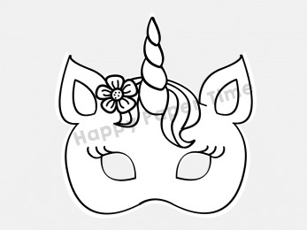 printable 3d unicorn mask