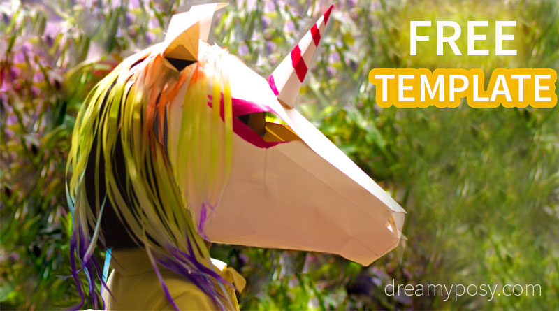 printable 3d unicorn mask