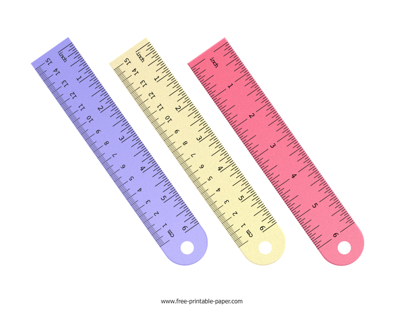 printable 6 inch paper ruler