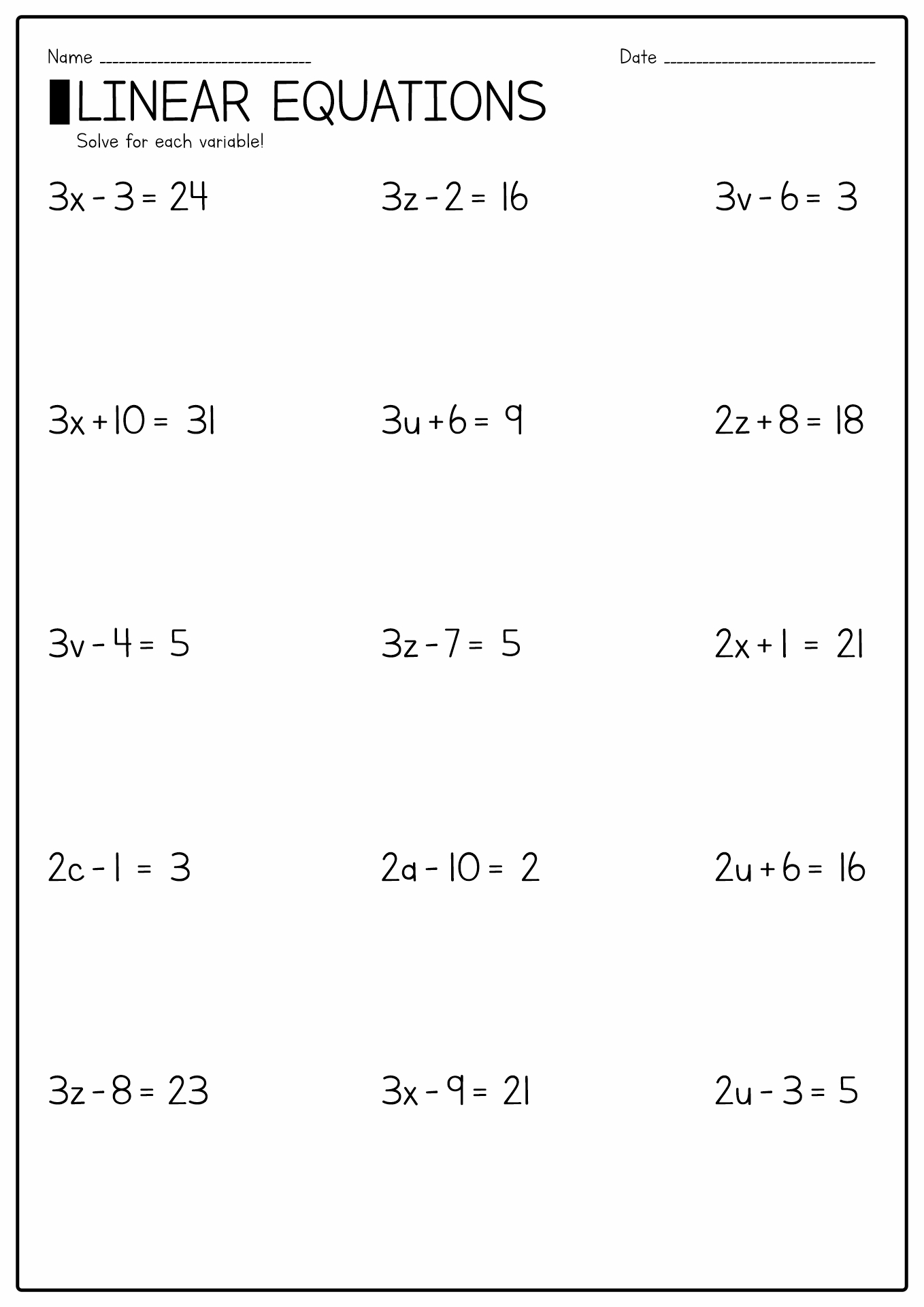 printable 7th grade math worksheet
