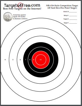 NRA Targets (Printable for FREE) - Targets4Free