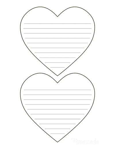 20 Free Printable Heart Templates, Patterns &  Stencils