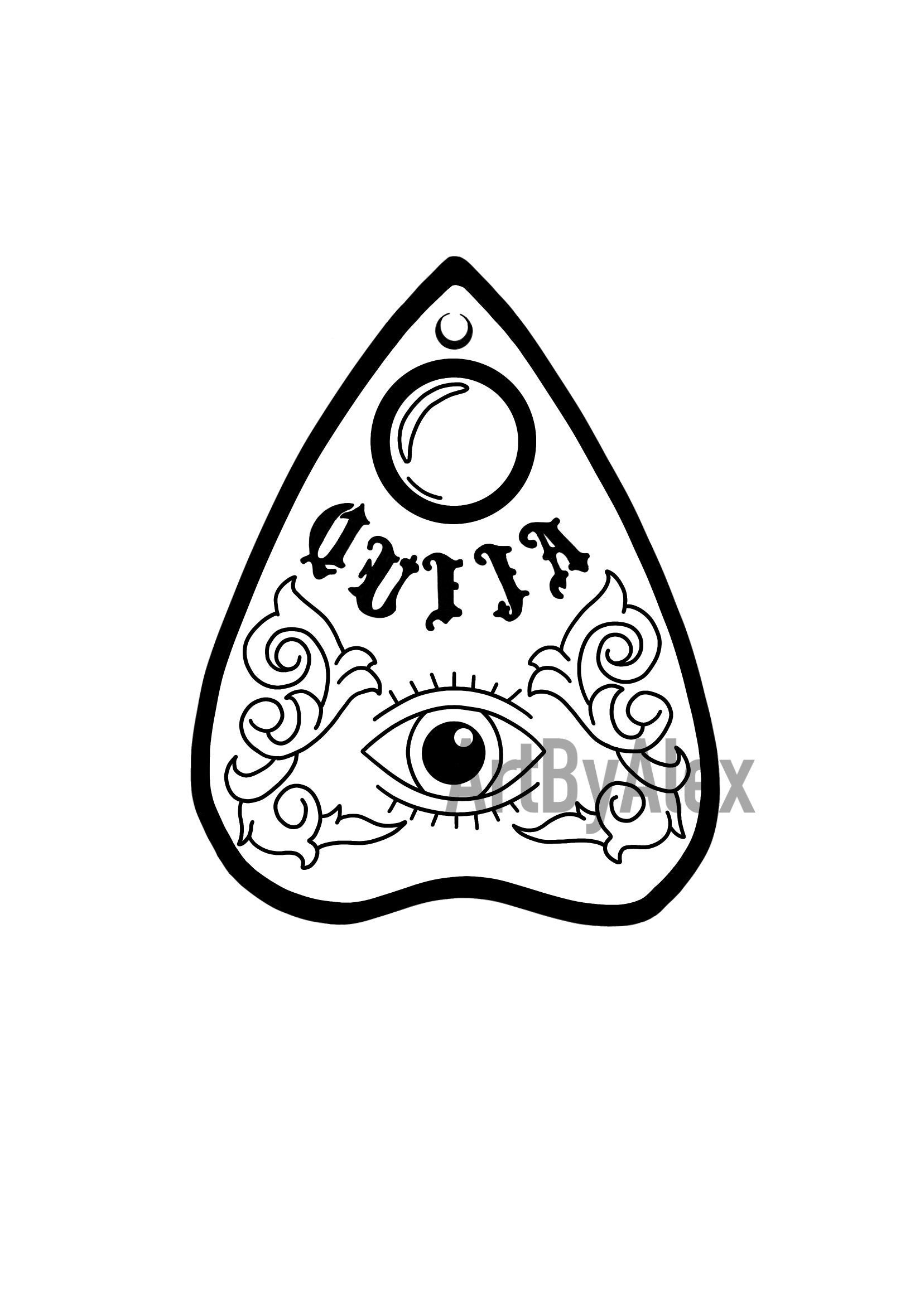printable a4 ouija board