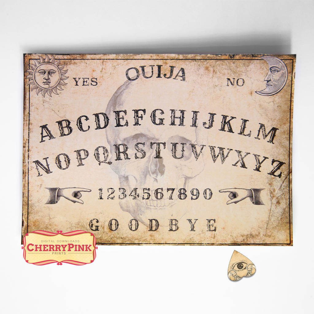 printable a4 ouija board