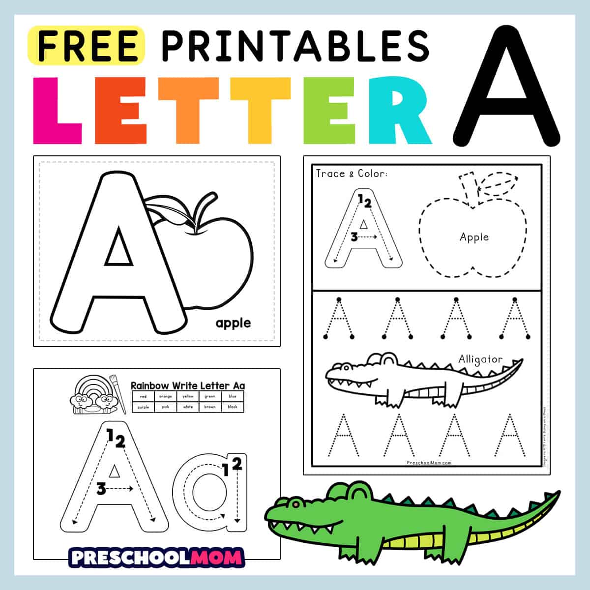 printable abc worksheet for pre k