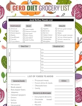 GERD Diet Grocery List : Vewogast, Emma: Amazon.nl: Boeken