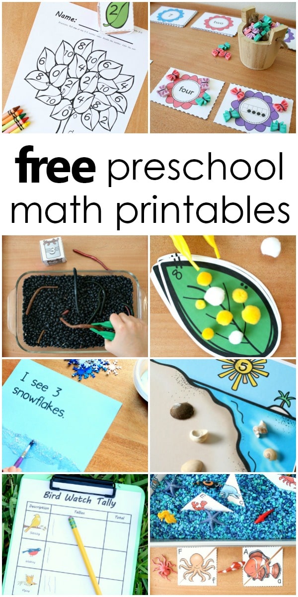 printable activities for preschoolers